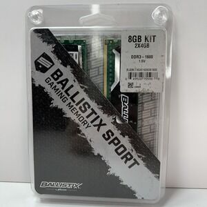 Ballistix Sport 8GB Kit 2x4GB DDR3-1600 RAM Desktop Memory BLS2KIT4G3D1609DS1S00